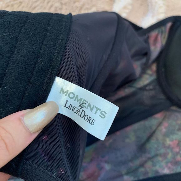 Floral Color Splash Bustier corset top - Picture 3 of 3